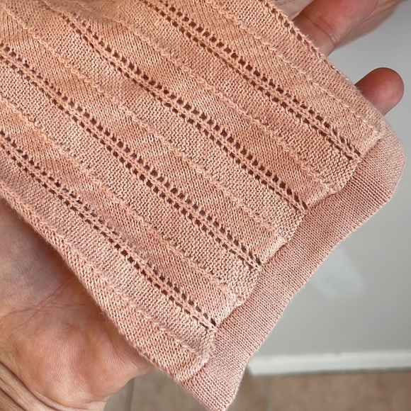 PRANA MADELINE SWEATER WOMEN'S SIZE XL ORGANIC COTTON PINK LIGHTWEIGHT - Picture 6 of 10